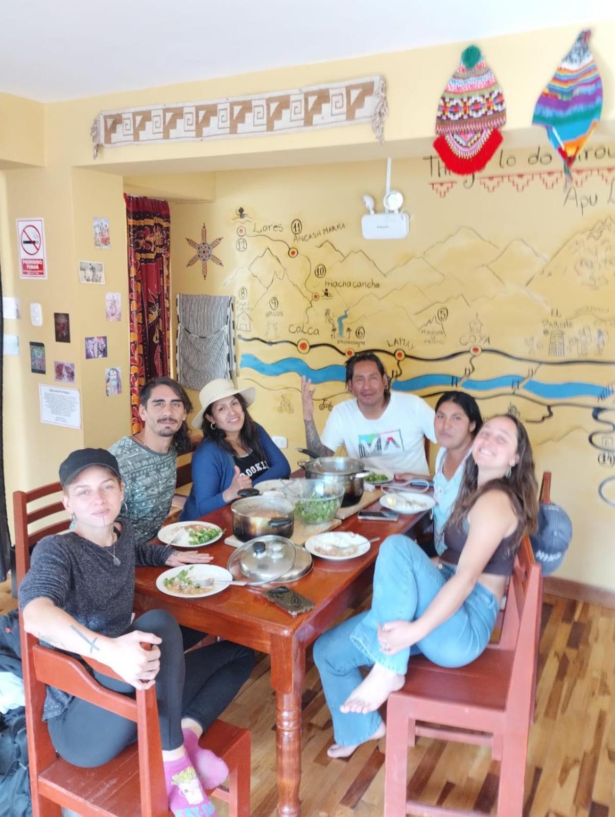 El Parche Rutero Hostel Pisac Buitenkant foto
