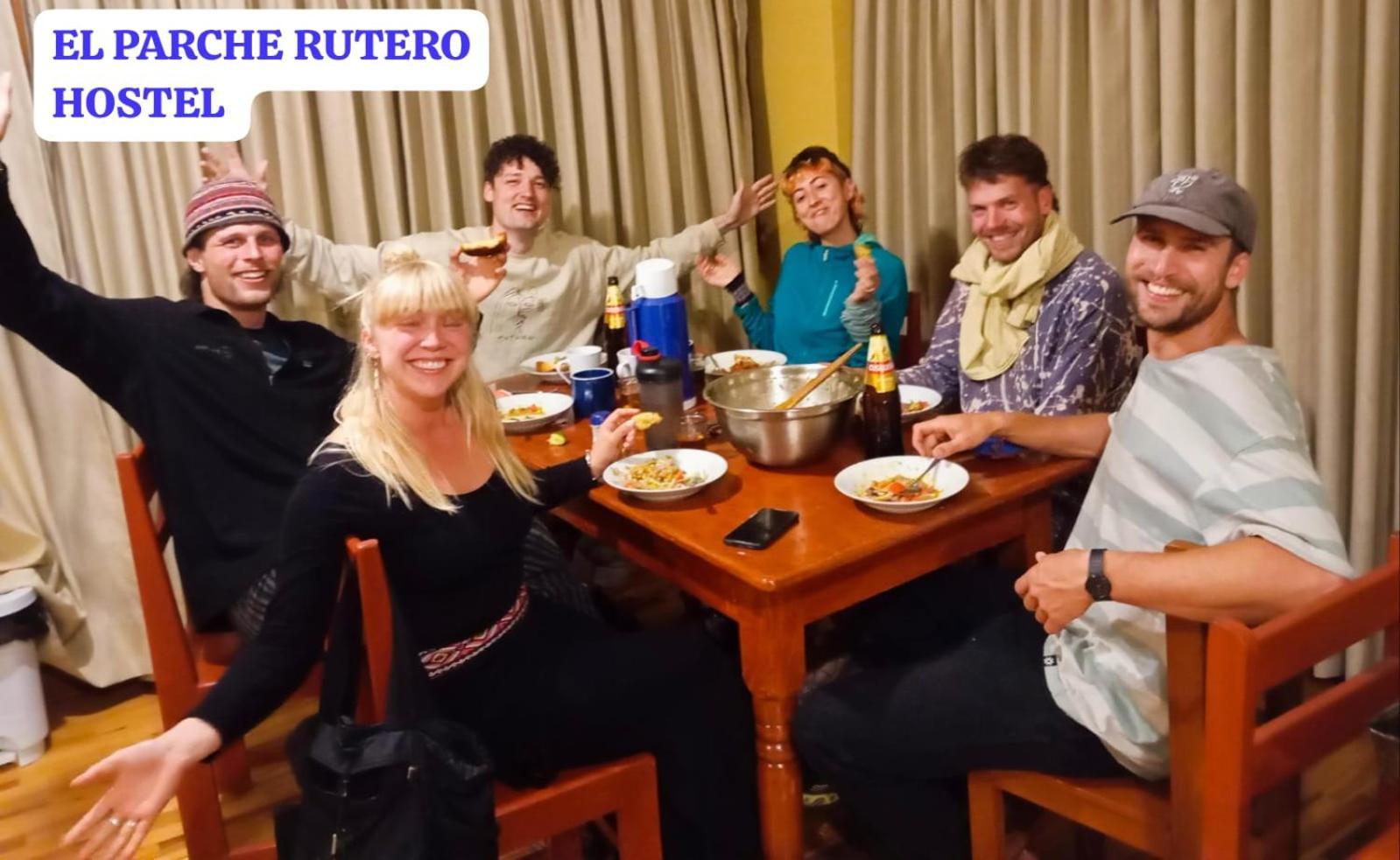 El Parche Rutero Hostel Pisac Buitenkant foto